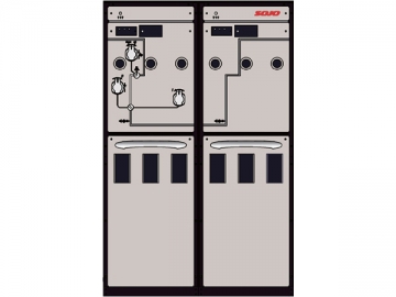 Seccionador con barra colectora - interruptor de carga - Módulo CL
