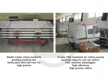 Máquina para fabricar tejas metálicas y chapas de pared / Perfiladora de chapas y tejas de metal