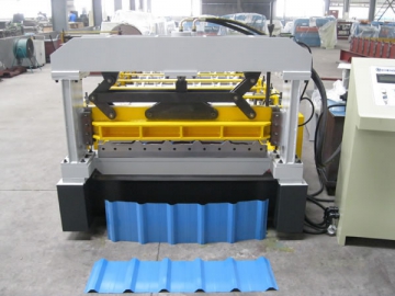 Máquina para fabricar tejas de acero / Perfiladora de tejas de acero