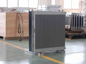 Intercambiador de calor para equipos de construcción y minería
