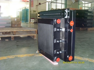 Intercambiador de calor para equipos de construcción y minería