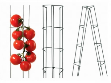 Alambre espiral para soporte de tomates