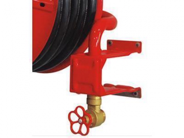 Carrete para manguera de incendios manual con manguera de 33mm / 25mm