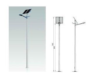 Poste de luz solar