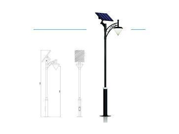 Farola solar para jardín