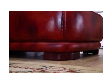 Sofá de piel estilo clásico europeo B010