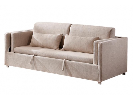 Sofá cama de tela tipo litera