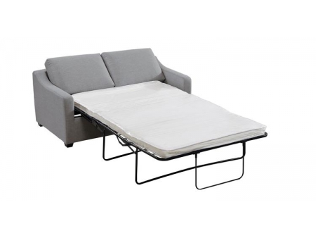 Sofá cama de cuero de dos cuerpos