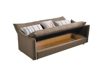 Sofá cama de tela para salas de estar