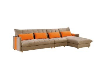 Sofá cama de tela para salas de estar
