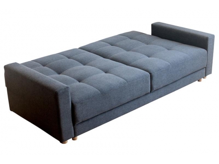 Sofá cama de tela inclinable