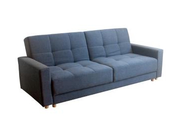 Sofá cama de tela inclinable