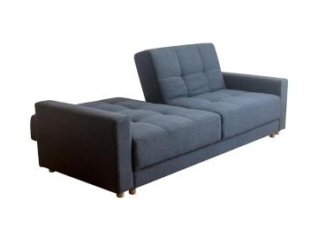 Sofá cama de tela inclinable