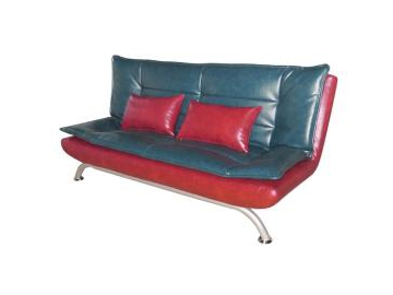 Futón con dos almohadones