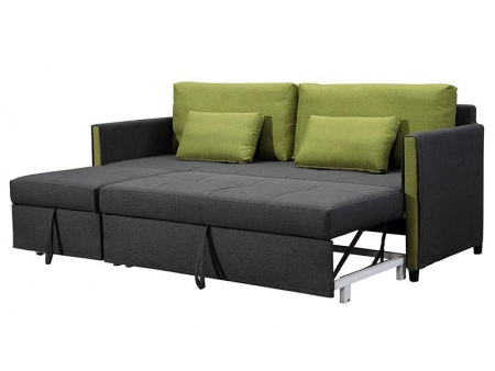 Sofá convertible de tela Queen Size