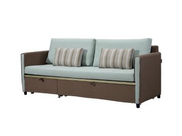 Sofá convertible de tela Queen Size