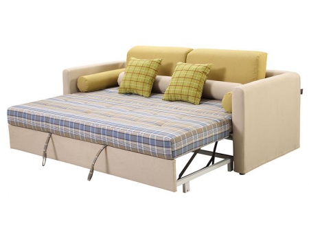 Sofá convertible de tela para salas de estar