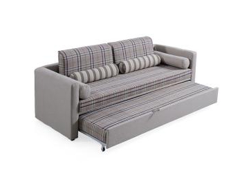 Sofá convertible de tela para salas de estar