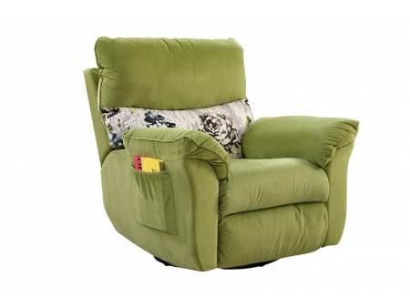 Sillón de tela reclinable