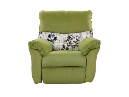 Sillón de tela reclinable