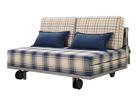 Sofá cama de tela tipo futón