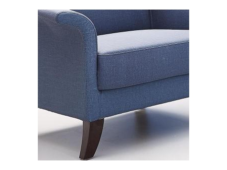 Set de sillones para recepción con marco de madera