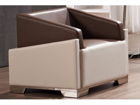 Sillón para oficina de cuero estilo moderno