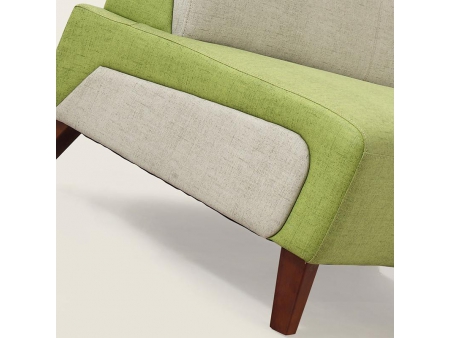 Sillón de tela sin apoyabrazos