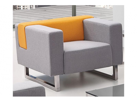 Sillón de tela comercial