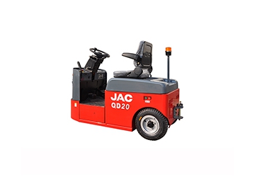 Tractor con plataforma eléctrica