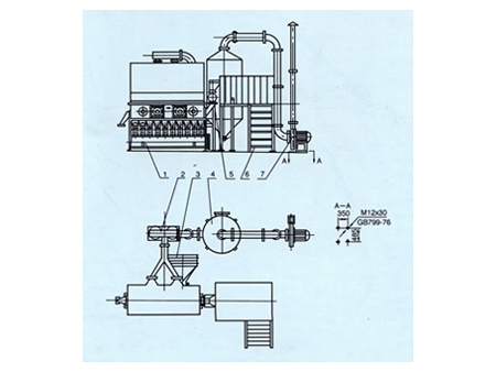 Secador de lecho fluidizado serie XF