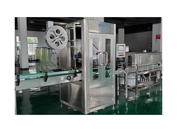 Máquina etiquetadora automática de botellas tipo envoltura