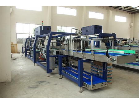Retractiladora de palets automática