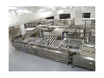 Máquina para hacer sándwiches de galletas de 6 carriles