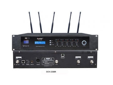 Sistema de conferencia con micrófono inalámbrico DCN-2288R UHF