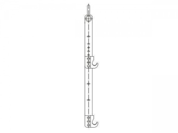 Elevador vertical de doble haz para cable conductor