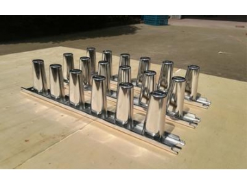 acero inoxidable para máquina de producción de paletas Vitaline de 6 carriles