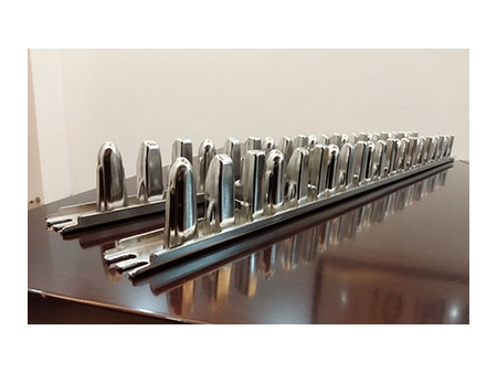 Molde de acero inoxidable para hacer paletas de hielo, Vitaline de 24 carriles-3