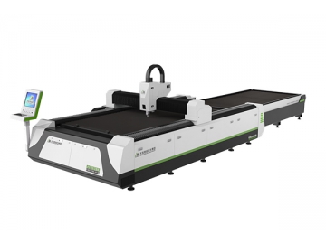 Máquina de corte por láser de fibra con meza lanzadera CMO1530-H-A
