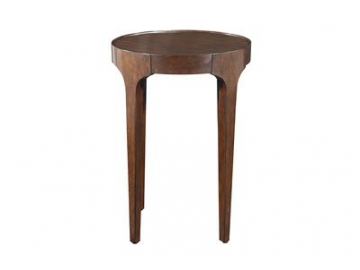 Mesa auxiliar de madera de cerezo