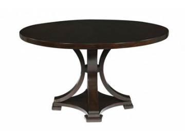 Mesa de comedor antigua de madera de abedul
