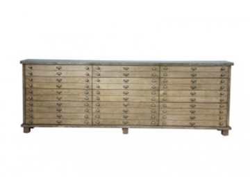 Mesa para TV de madera con encimera de vidrio