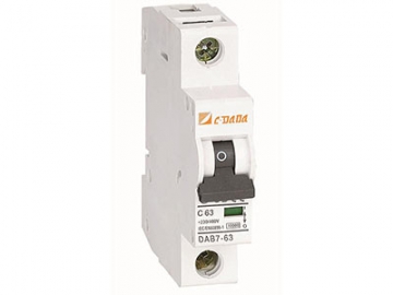 Interruptor en miniatura DAB7-63H 10kA MCB
