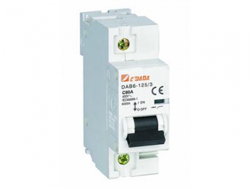 Interruptor en miniatura DAB6-100 MCB 6-10kA