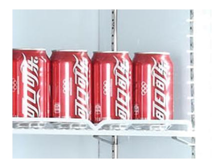 Expositor de bebidas con puerta de vidrio y estantes SGR-650