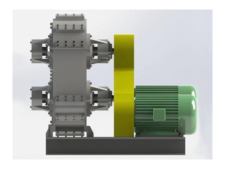 Máquina para modificación superficial de polvo