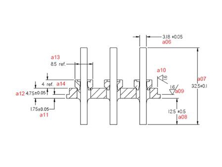 Terminal/Borne de compresor 72V - 810V de aire acondicionado para automóviles