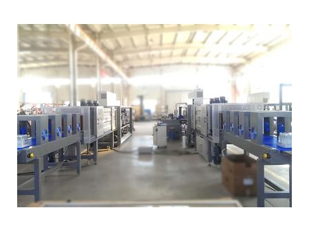 Máquina de embalaje con film retráctil y bandeja YCBS35ZT