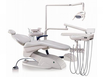 Unidad dental A800-I  (sillón dental de espuma viscoelástica, pieza de mano, luz LED)