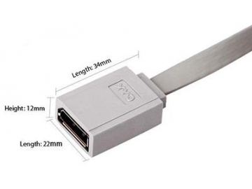 Cable mini DisplayPort (Mini DP) a DisplayPort